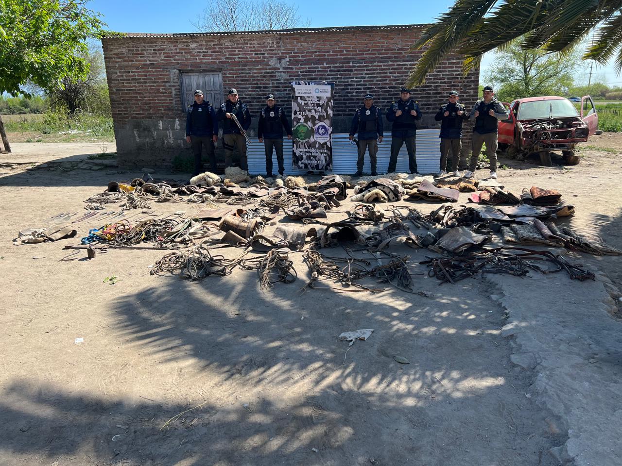 A cuatreros les secuestran 80 kg de carne equina faenada