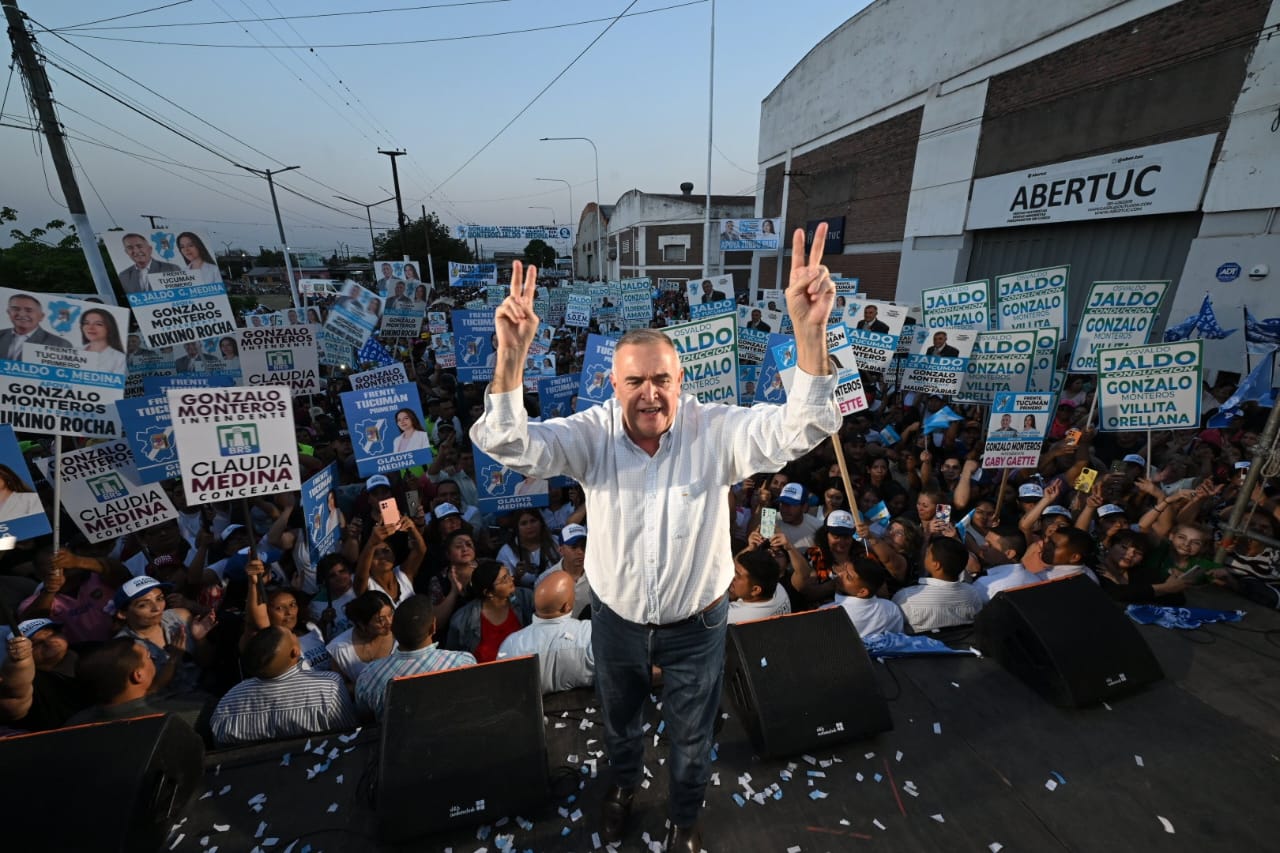 Jaldo encabezó un acto en Banda del Río Salí y desafió a Milei «Condicionar una elección es un problema político suyo»
