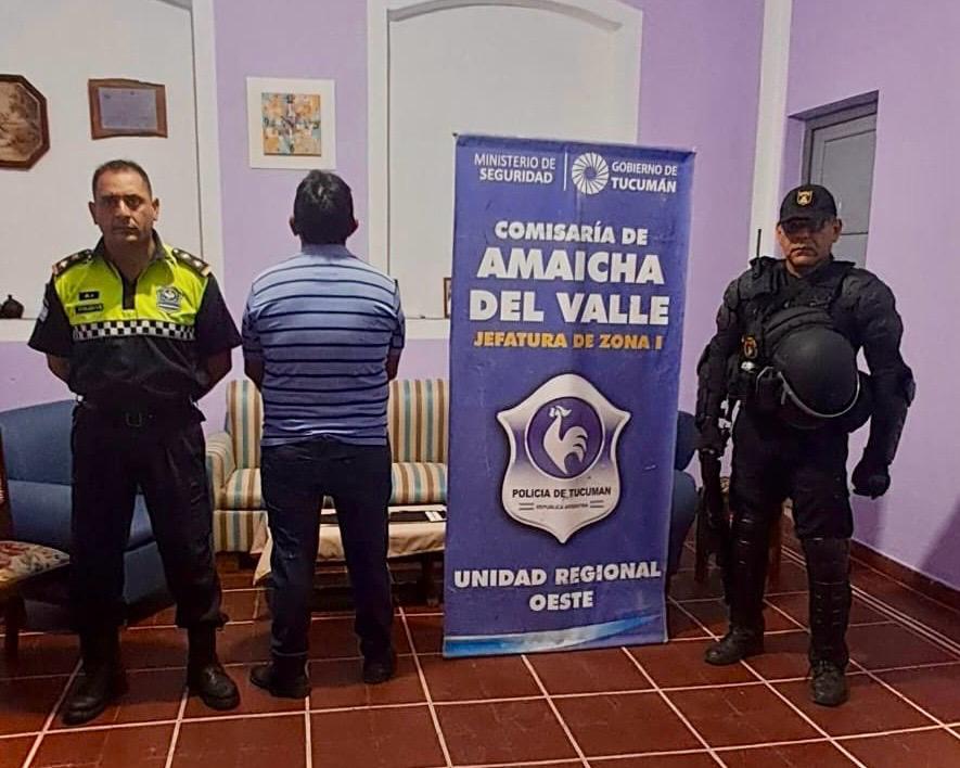 En Amaicha del Valle Aprenden al “Chivo Flores” por una brutal agresión a dos jóvenes